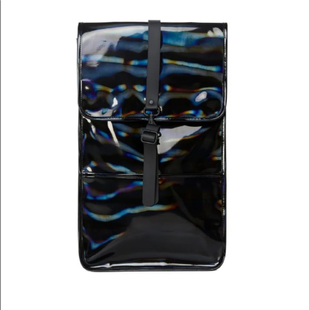RAINS Holographic Waterproof Backpack NWT